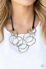 Load image into Gallery viewer, Spiraling Out of COUTURE - Silver Necklace
