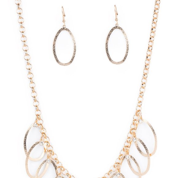 Double OVAL-time - Gold Necklace