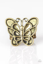 Load image into Gallery viewer, Sky High Butterfly - Brass
